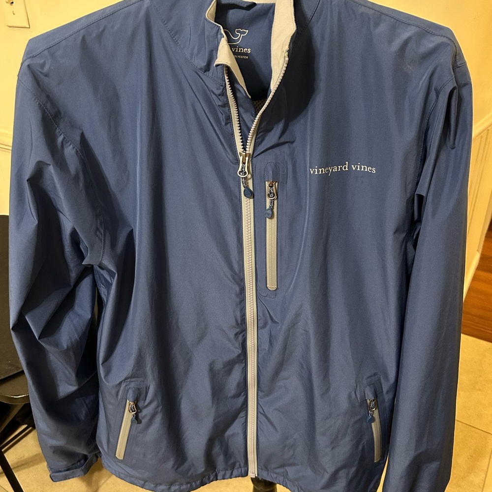 Vineyard Vines Men's Navy Windbreaker Size Small-Read Entire Post